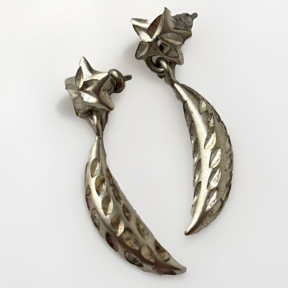Vintage 925 HAN Shooting Star Earrings - Picture 1 of 2